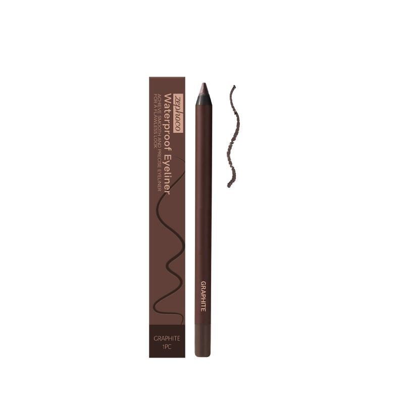 24 timmars vattentät eyeliner-duo, vässbar ögonpenna（2 st）