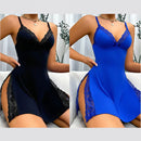 🎉🎉 Nattlinne med slits och spetsrosett