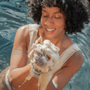 Afrikansk exfolierande mesh-badhandduk med hög elasticitet