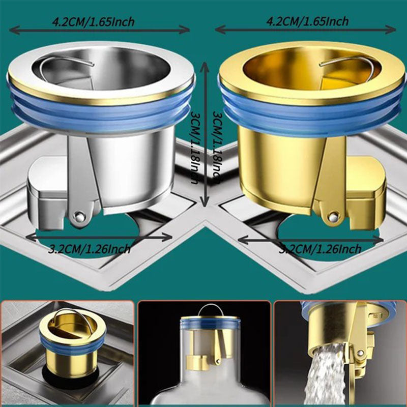 Stuprör Universal golvavloppskärna i mässing Anti-Odor Deodorizer