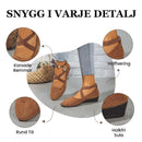 Bekväma, lätta, halkfria, andningsbara platta ortopediska skor för kvinnor