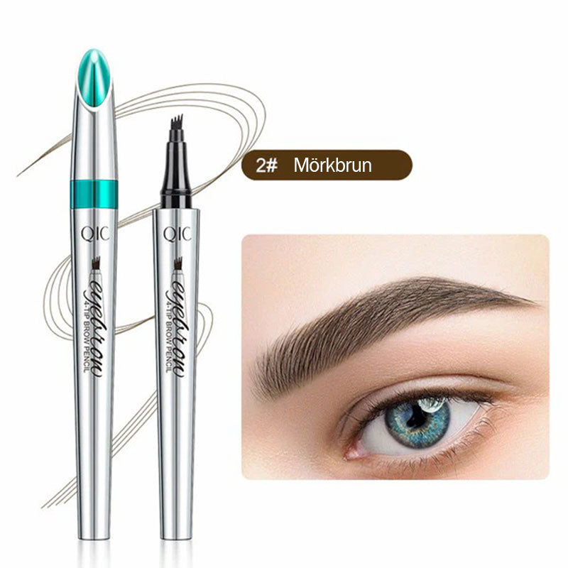 MICROBLADING VATTENTÄT ÖGONBRYNSPENNA 3D 4 GAFFEL SPETS TATUERINGSPENNA