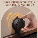 Badrumshylla med sugkopp i valnöt