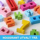 Matte byggklossar leksaker