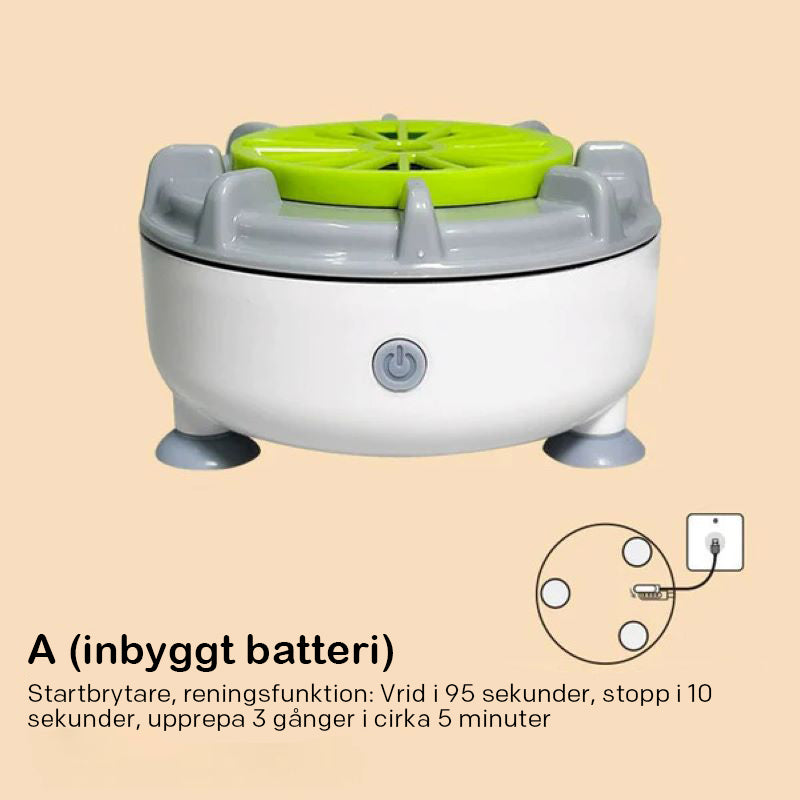 Effektiva bärbara frukt- och grönsakstvättar