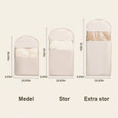 👕Platssparande hängande klädpåse med självkomprimerande dragkedja