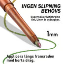 Glittrig eyeliner