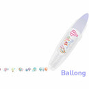 Gör-det-själv söta djurtryckstyp dekorativ penna