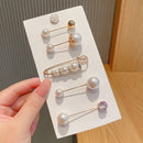 Brosch med pärlor dekorativ klädnypa