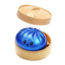 Glittrig "Dumpling" Mystery Squishy (Slumpmässig färg)