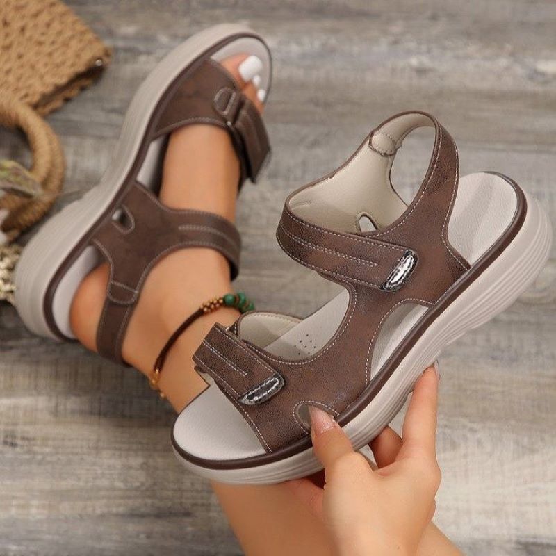Damkil sandaler med kardborreband