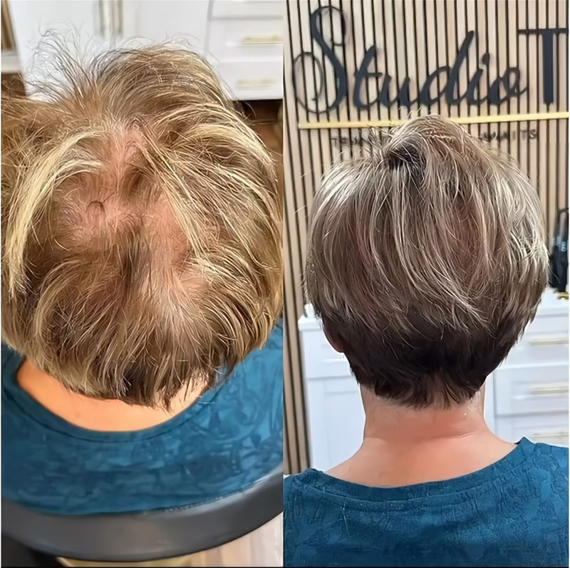 🔥Naturliga och andningsbara hårförlängningar för kvinnor med tunt hår