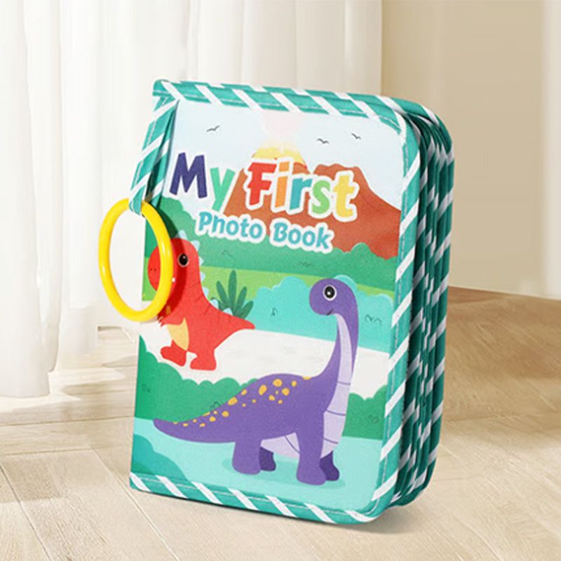Min första baby fotobok med säker spegel