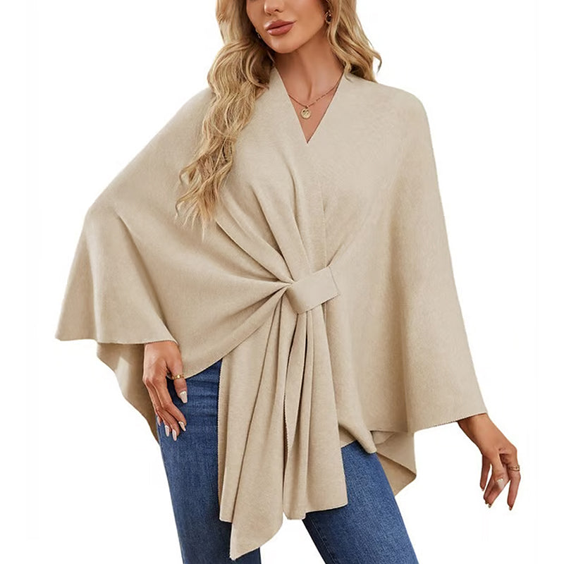 🔥Elegant sjal med mjuk öppen poncho framtill
