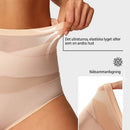 Plus size-trosor med hög midja och korsade former