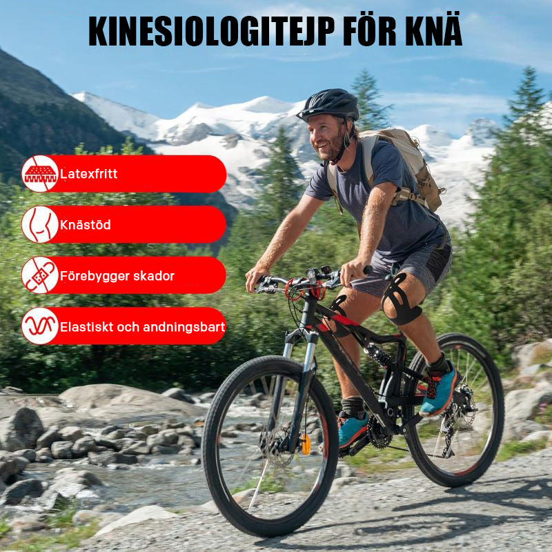Kinesiologitejp för knän (4 st)