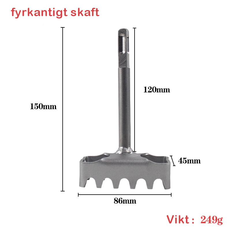 Kreativ fyrkantig hålskärare för elbox