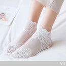 Spetsstrumpor för kvinnor (3 par)