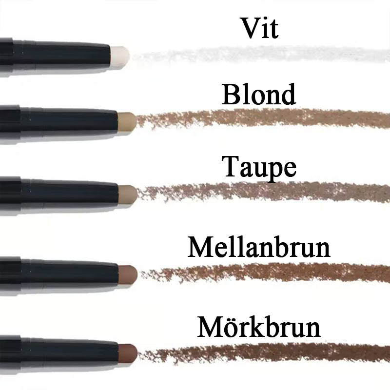 🌟 Lättanvänd 2-i-1 ögonbrynspenna