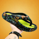 Bekväma sommarflip-flops med tjocka sulor