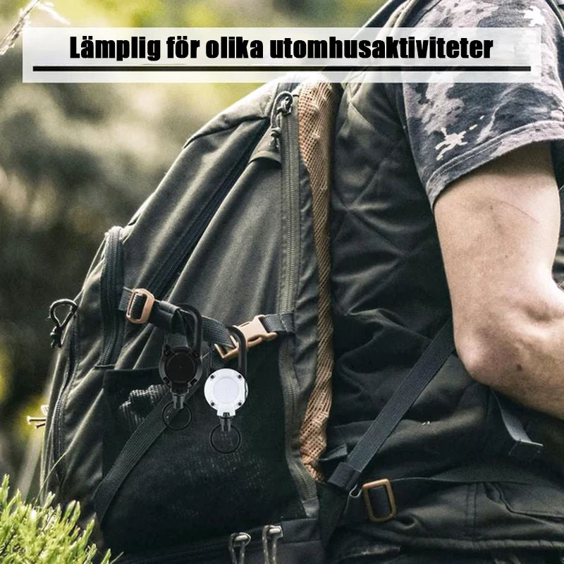 Utomhus automatisk infällbar vajer Luya Tactical Nyckelring