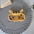 Virkad björnglasögonhållare, morsdagspresent, dekorativt glasögonställ