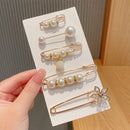 Brosch med pärlor dekorativ klädnypa