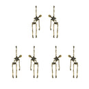 🔥Guldfärgade skelettörhängen