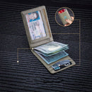 Stöldskyddad Swipe-korthållare i äkta läder