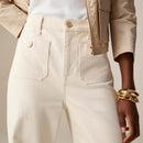 👖Högmidjade, lösa, vida byxor