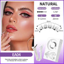 Magnetiska återanvändbara ögonfransar med applikator