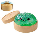 Glittrig "Dumpling" Mystery Squishy (Slumpmässig färg)