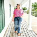 👖Jeans med hög stretch och magkontroll