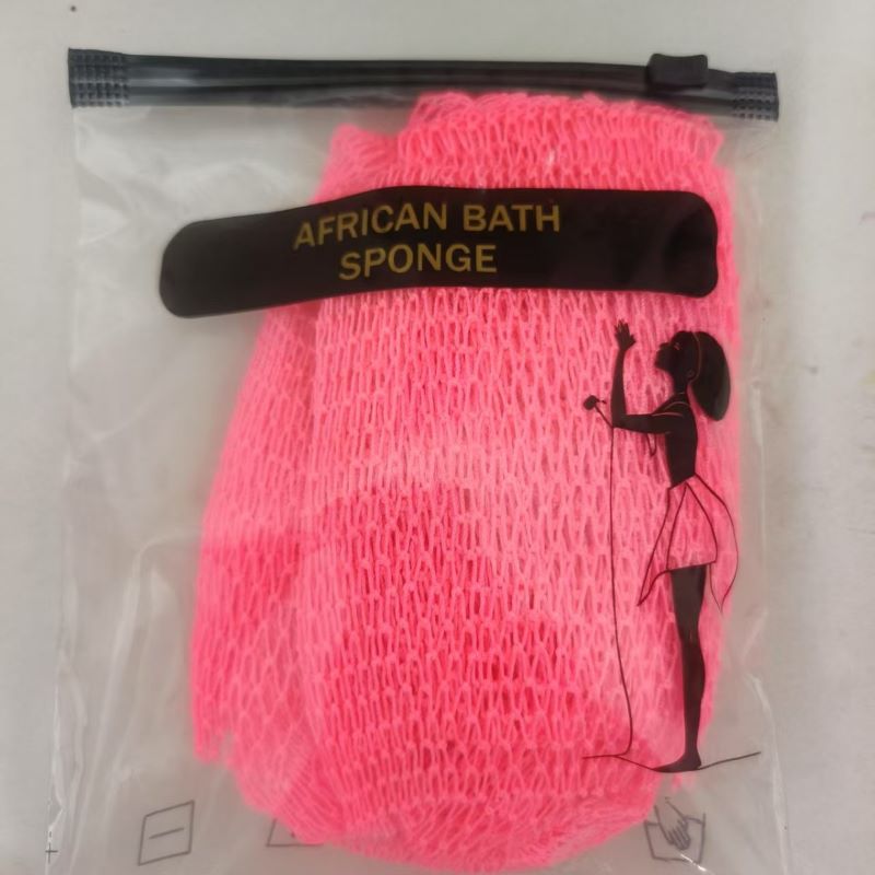 Afrikansk exfolierande mesh-badhandduk med hög elasticitet
