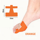 Förskuren kinesiologitejp för korrigering av hallux valgus