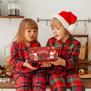 Vikbart rött kuvert