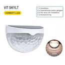 Vägglampor utomhus – energieffektiva trädgårdslampor (förpackning om 2)