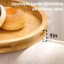 Trä sidobord soffa armstöd