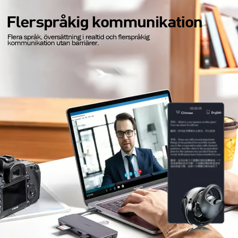 🏆Populära AI översättning Bluetooth-headset⏰