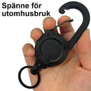 Utomhus automatisk infällbar vajer Luya Tactical Nyckelring