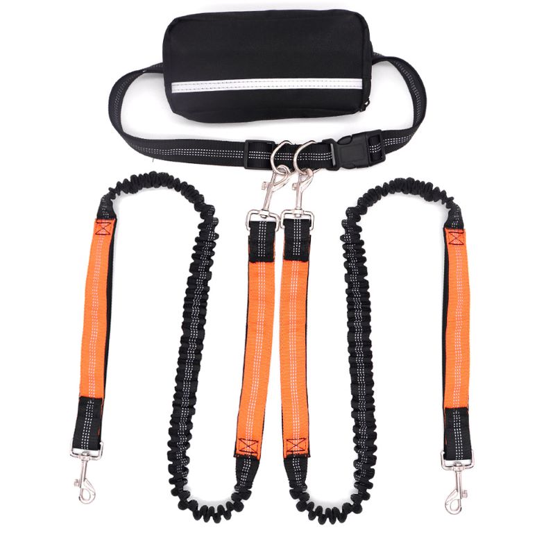 🔥Handsfree hundkoppel med dragkedja