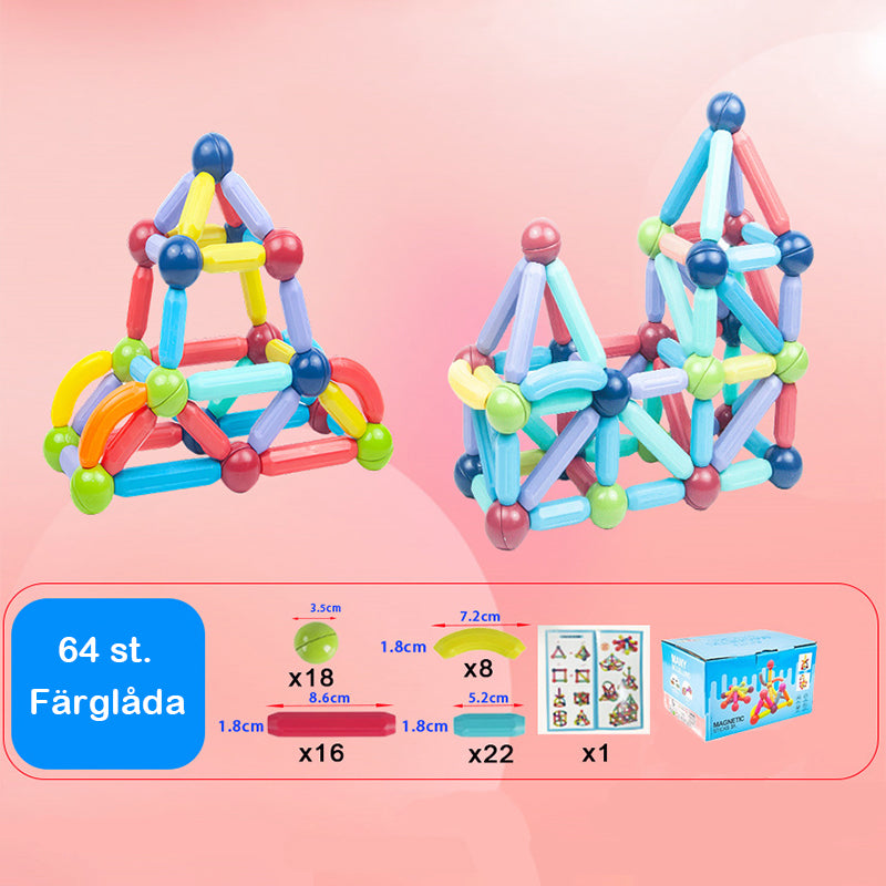 Magnetiska byggstenar