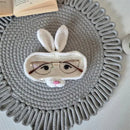 Virkad björnglasögonhållare, morsdagspresent, dekorativt glasögonställ