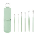 Innovativt fjäderbelastat öronvax rengöringsverktyg