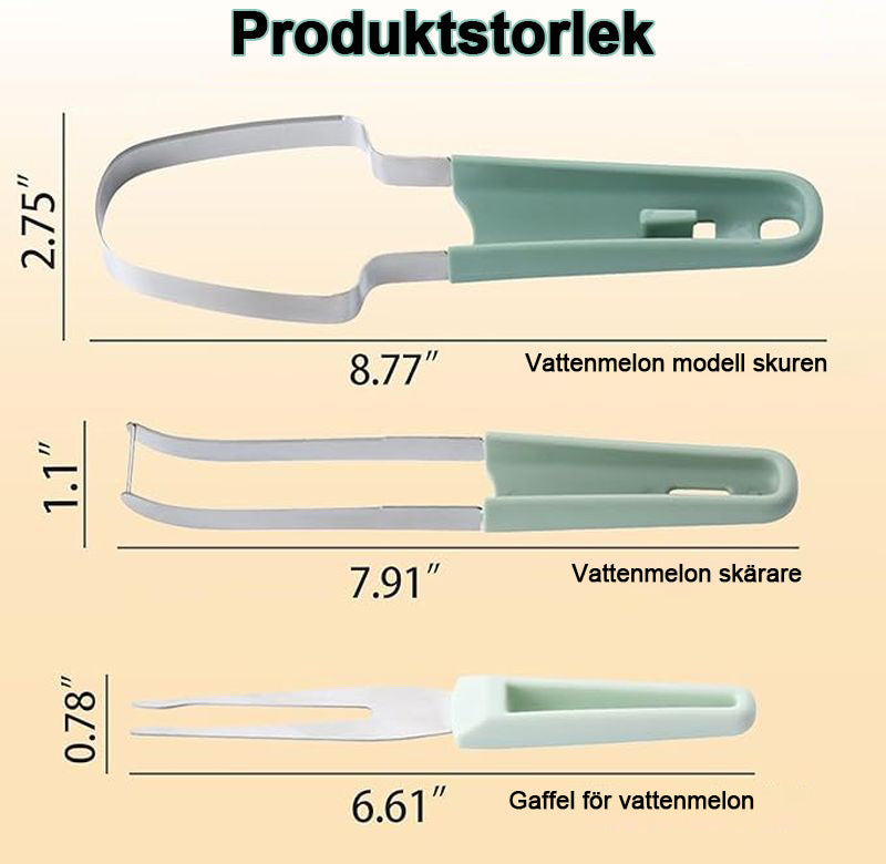 vattenmelon skivare