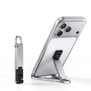 Mini aluminium telefonstativ nyckelring hopfällbar skrivbordshållare