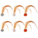 🐱 Interaktiv katthoppboll med fjäder