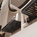 Badrumshylla med sugkopp i valnöt