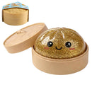 Glittrig "Dumpling" Mystery Squishy (Slumpmässig färg)