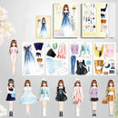 Magnetisk pappersdocka för påklädning av prinsessa